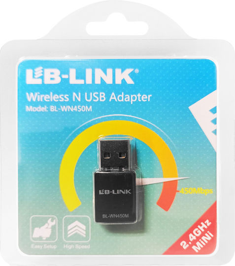 LB-Link BL-WN450M Adaptor Rețea USB cu Conexiune Wireless Wi-Fi 300Mbps