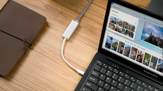 Kruger & Matz KM1247 Αντάπτορας Δικτύου USB-C με Ενσύρματη Σύνδεση Gigabit Ethernet