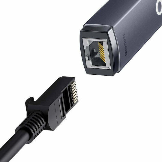 Baseus Lite Series Αντάπτορας Δικτύου USB με Ενσύρματη Σύνδεση Gigabit Ethernet
