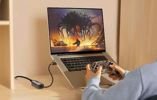 Baseus Lite Series Αντάπτορας Δικτύου USB με Ενσύρματη Σύνδεση Gigabit Ethernet