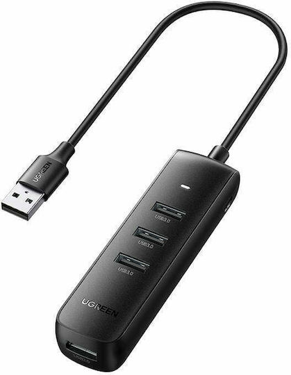 Ugreen CM416 Hub 3 Θυρών USB 2.0 με σύνδεση USB-A / Ethernet
