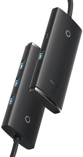 Baseus Lite Series 25cm Hub 4 Θυρών USB 3.0 με σύνδεση USB-C