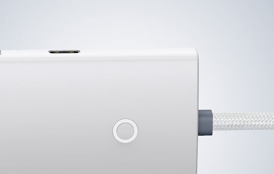 Baseus Lite Series 2м USB Хъб с 5 USB 3.0 Порта и USB-C Връзка Бял
