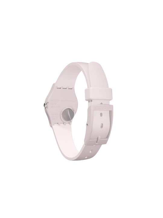 Swatch Pinkbelle Uhr mit Rosa Kautschukarmband