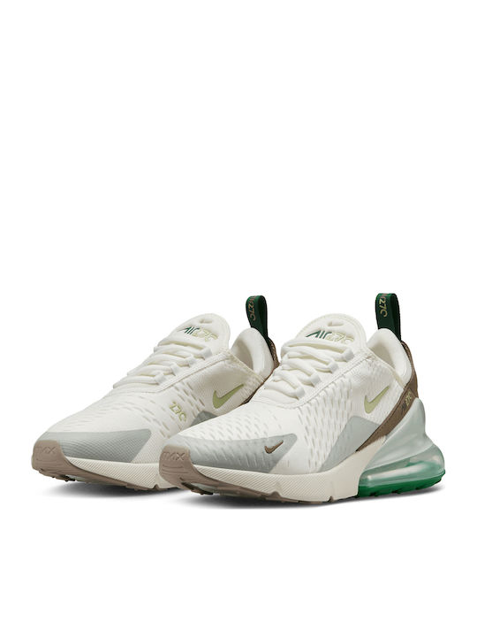 Nike Air Max 270 Γυναικεία Sneakers Summit White Gorge Green