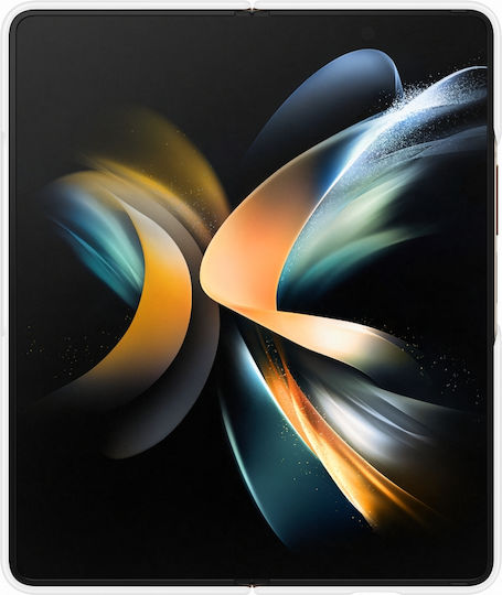 Samsung Silicone Grip Cover Umschlag Rückseite Silikon Weiß (Galaxy Z Fold4)