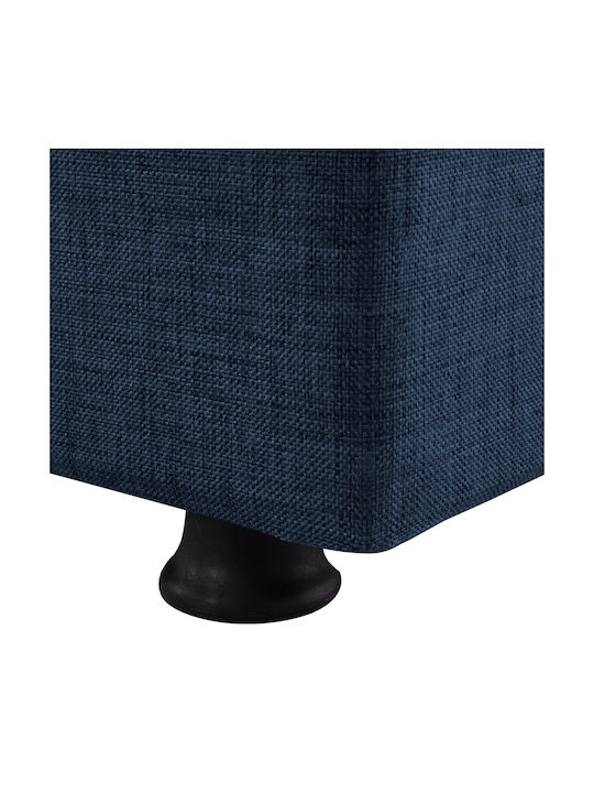 Andri Dreisitzer Sofa Bett Mit Stauraum Blau 180x72x77cm