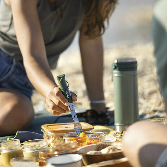 Opinel Nomad Picnic Plus Πολυεργαλείο Καφέ σε Θήκη