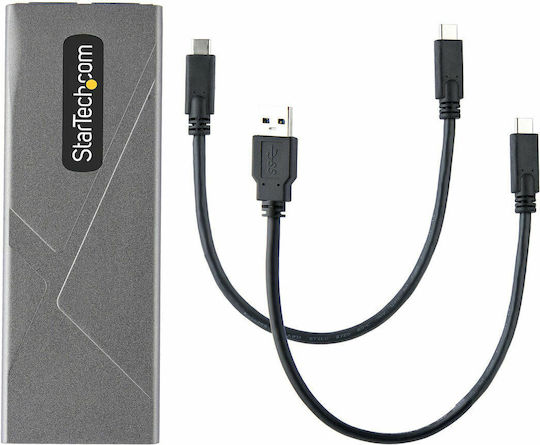 StarTech Θήκη για Σκληρό Δίσκο M.2 PCI Express / SATA III NVME με σύνδεση Type-C