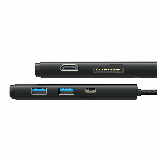 Baseus Lite Series USB-C Docking Station με HDMI PD Μαύρο