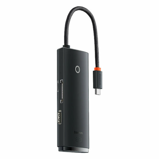 Baseus Lite Series USB-C Docking Station με HDMI Μαύρο WKQX050001