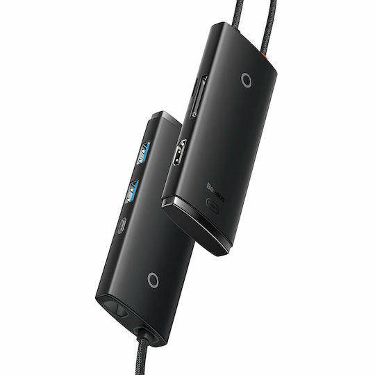 Baseus Lite Series USB-C Docking Station με HDMI Μαύρο WKQX050001