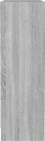 Βιβλιοθήκη Γκρι Sonoma 60x24x74.5εκ.
