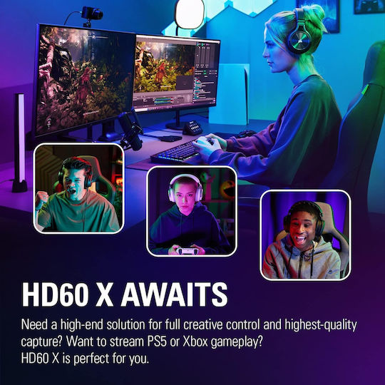Elgato Game External Capture Card HD60 X