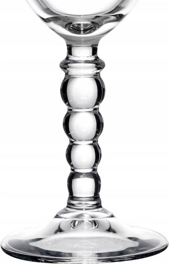 Cerve Μacrame Ποτήρι για Λευκό Κρασί από Γυαλί σε Μπεζ Χρώμα Κολωνάτο 195ml