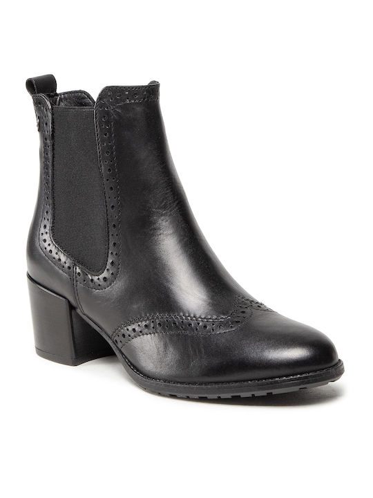 Tamaris Women's Chelsea Boots with Medium Heel Black