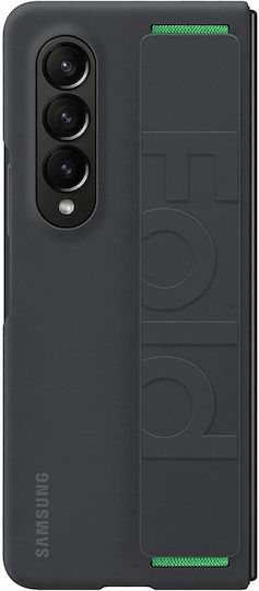 Samsung Umschlag Rückseite Silikon Schwarz (Galaxy Z Fold4)