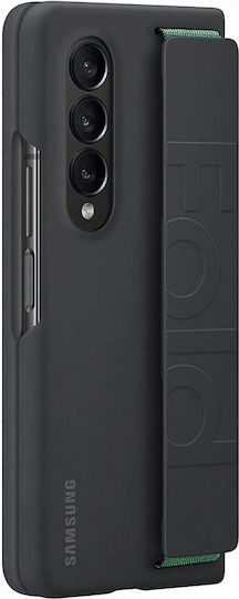 Samsung Umschlag Rückseite Silikon Schwarz (Galaxy Z Fold4)