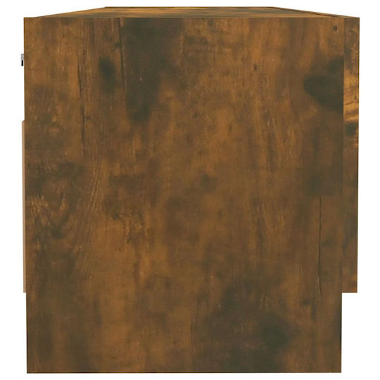 vidaXL Bathroom Cabinet L100xW32.5xH35cm Oak