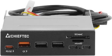 Chieftec Εσωτερικό Card Reader USB 2.0 USB 3.2 Type-C για SD/microSD