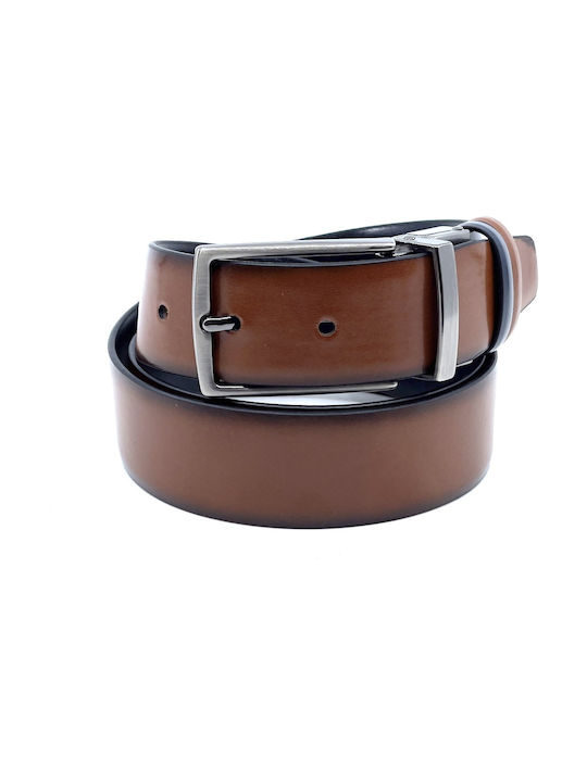 BELT P.U. LEATHER DOUBLE SIDE BLUE WITH TAMPA 2021 DOUBLE SIDE BLUE BROWN P.U. LEATHER