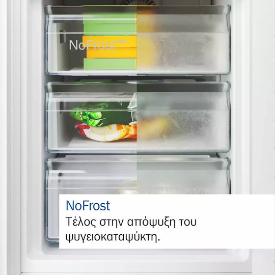 Bosch Ψυγειοκαταψύκτης 440lt Total NoFrost Υ203xΠ70xΒ66.7εκ. Inox KGN497LDF