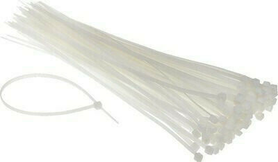 Eurolamp Kabelbinder 450x4.8mm Weiß 100pcs 147-54016