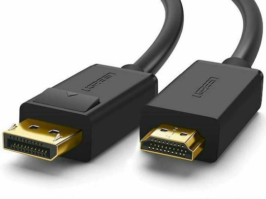 Ugreen Cable DisplayPort male - HDMI male 1m Black (10238)