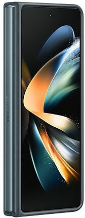 Samsung Leather Cover Back Cover Leather Moss Gray (Galaxy Z Fold4)