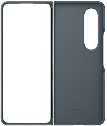 Samsung Leather Cover Back Cover Leather Moss Gray (Galaxy Z Fold4)