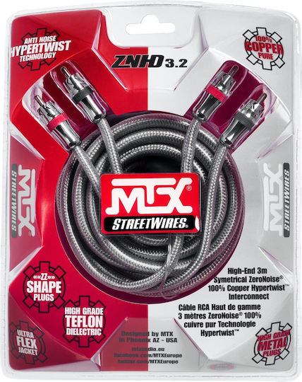 MTX ZNHD3.2 RCA Кабел RCA Мъжки - RCA Мъжки 3м