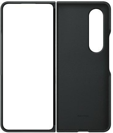 Samsung Leather Cover Back Cover Δερμάτινο Μαύρο (Galaxy Z Fold4)
