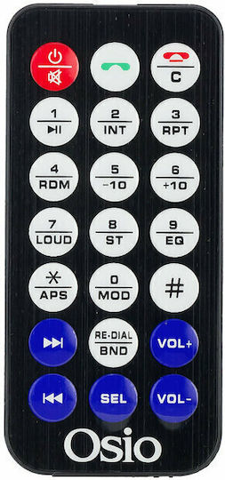 Osio Ραδιόφωνο Αυτοκινήτου 1 DIN (Bluetooth/USB)