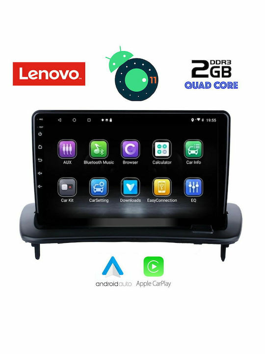Lenovo Car Audio System for Volvo C30 / S40 2006-2012 (Bluetooth/USB/AUX/WiFi/GPS/Apple-Carplay/Android-Auto/CD) with Touch Screen 9"