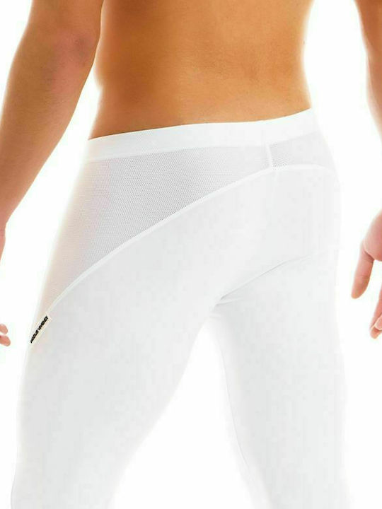 Modus Vivendi Active Long Meggings Ανδρικό Αθλητικό Κολάν Μακρύ Λευκό