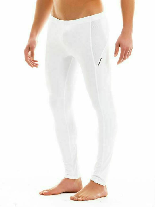 Modus Vivendi Active Long Meggings Ανδρικό Αθλητικό Κολάν Μακρύ Λευκό