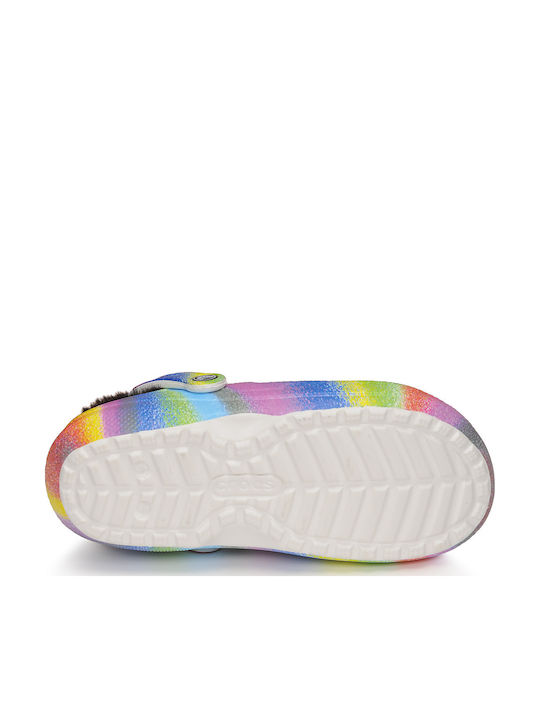 Crocs Classic Lined Spray Women's Clogs with Fur