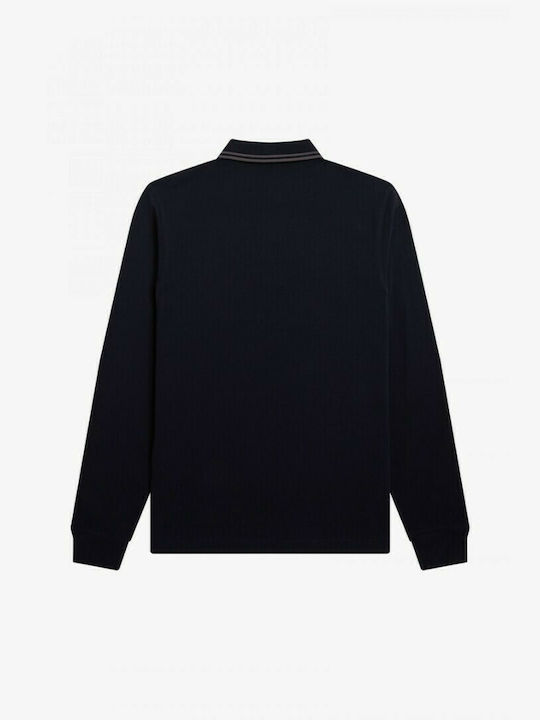 Polo Long Sleeve Blouse Navy Blue