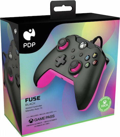 PDP 049-012-GP Wired Gamepad for PC Xbox One Xbox Series Pink/Black