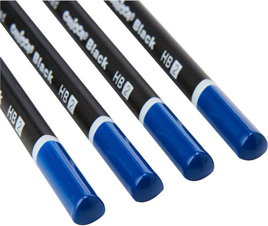 Carioca Pencil HB Set with Eraser Black 4pcs C