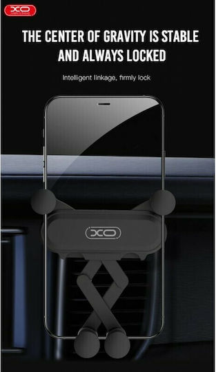XO Βάση Κινητού Αυτοκινήτου C41 Black με Ρυθμιζόμενα Άγκιστρα