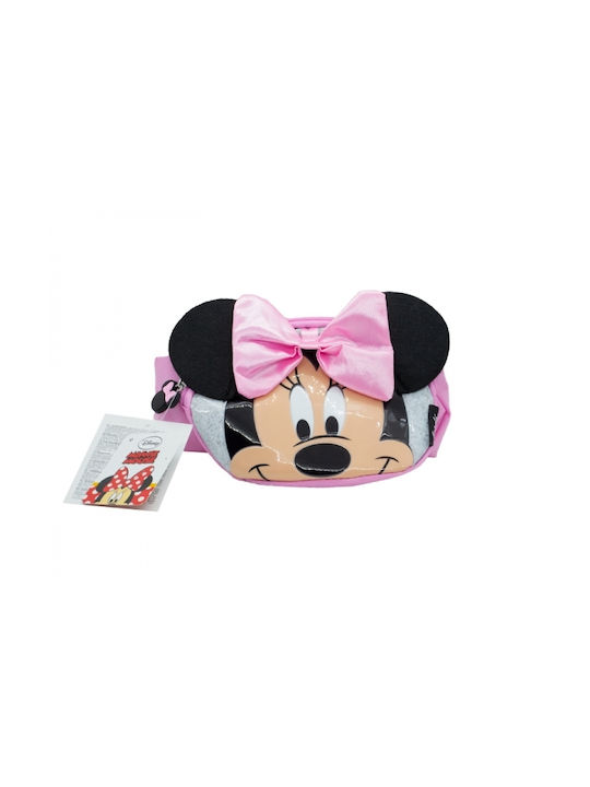 Cerda 3D Mouse Disney Παιδικό Τσαντάκι Μέσης Ροζ 33x11.5x10εκ.