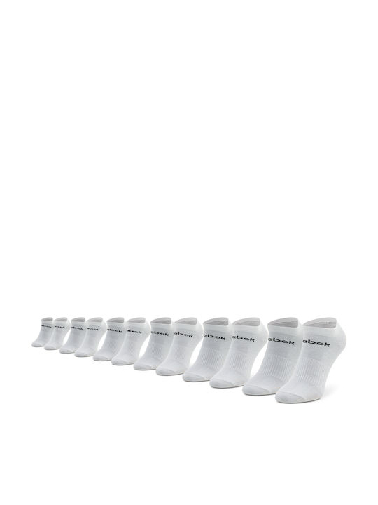 Reebok Active Core Αθλητικές Κάλτσες Λευκές 6 Ζεύγη