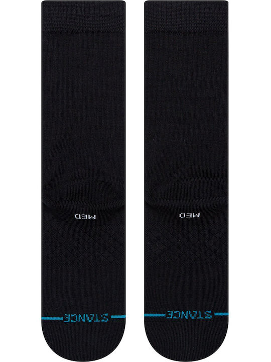Stance Logoman ST NBA Αθλητικές Κάλτσες Μαύρες 1 Ζεύγος