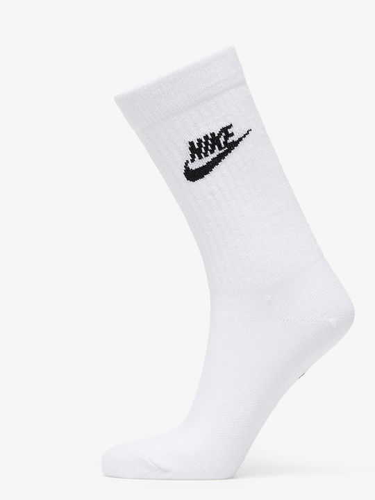 Nike Everyday Essential Αθλητικές Κάλτσες Λευκές 3 Ζεύγη