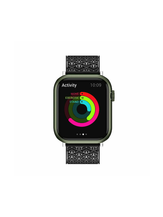Hurtel Wristband Armband Silikon Schwarz (Apple Watch 38/40/41/42mm)