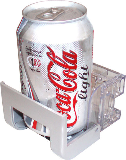 Onyx Car Cup Holder LK512 1 Position for AC Vents Silver in Silver Color