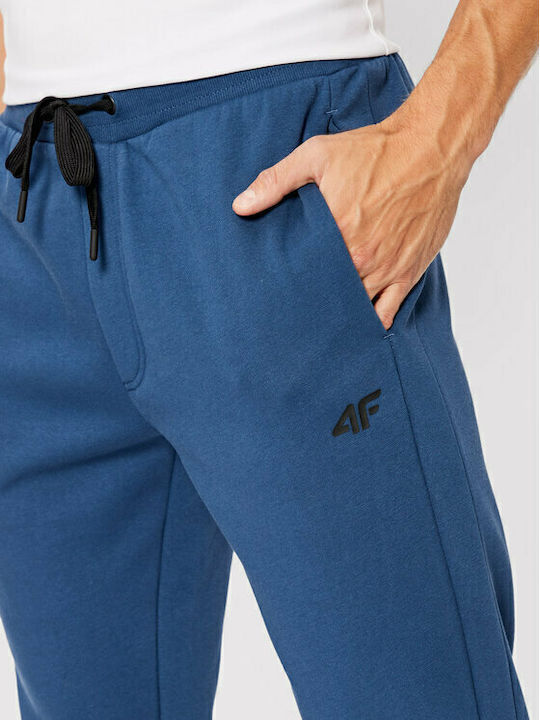 Pantaloni de trening cu Elastic Albastru