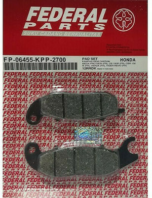 Federal Motorcycle Brake Pads F375 Motorcycle Brake Pads for Honda Innova