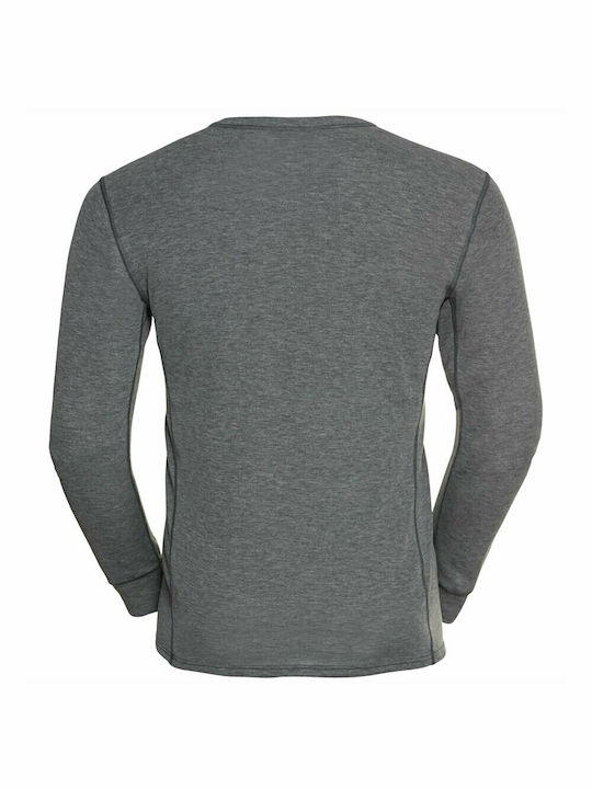 Odlo Active Warm Eco Herren Thermo Langarmshirt Gray